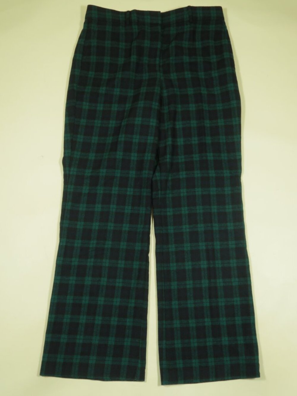 Ann Taylor The Jayne Trousers Pants Womens 14T Blackwatch Plaid Relaxed New - Picture 2 of 8